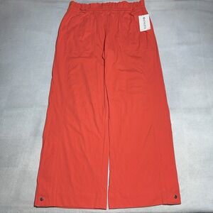 NEW Athleta Trekkie Parachute Pants‎ Womens Size 14 Baggy Wide Leg Ankle Zip NWT